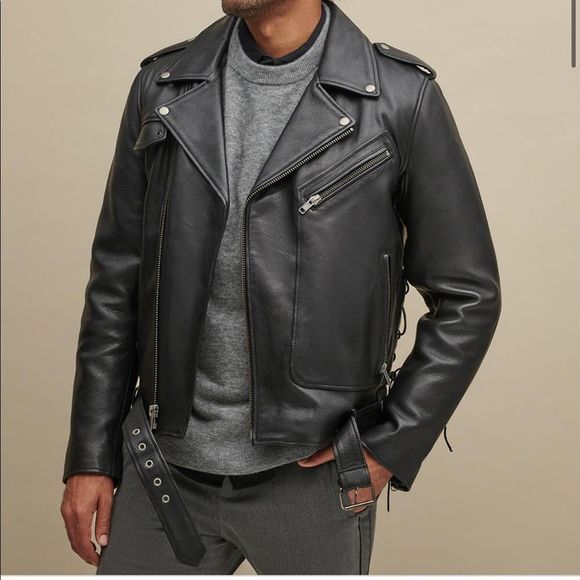 Wilson Leather Finn Rider Moto Jacket Sz S - Picture 11 of 13